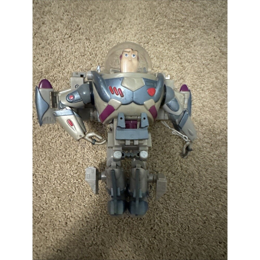 2001 Hasbro Search & Rescue Buzz Lightyear 11” Toy Story Blue Gray Figure